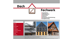 Desktop Screenshot of dachundfachwerk.de